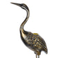 HomeRoots Antique Gold Heron Statue