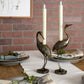 HomeRoots Antique Gold Heron Statue