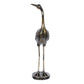 HomeRoots Antique Gold Heron Statue