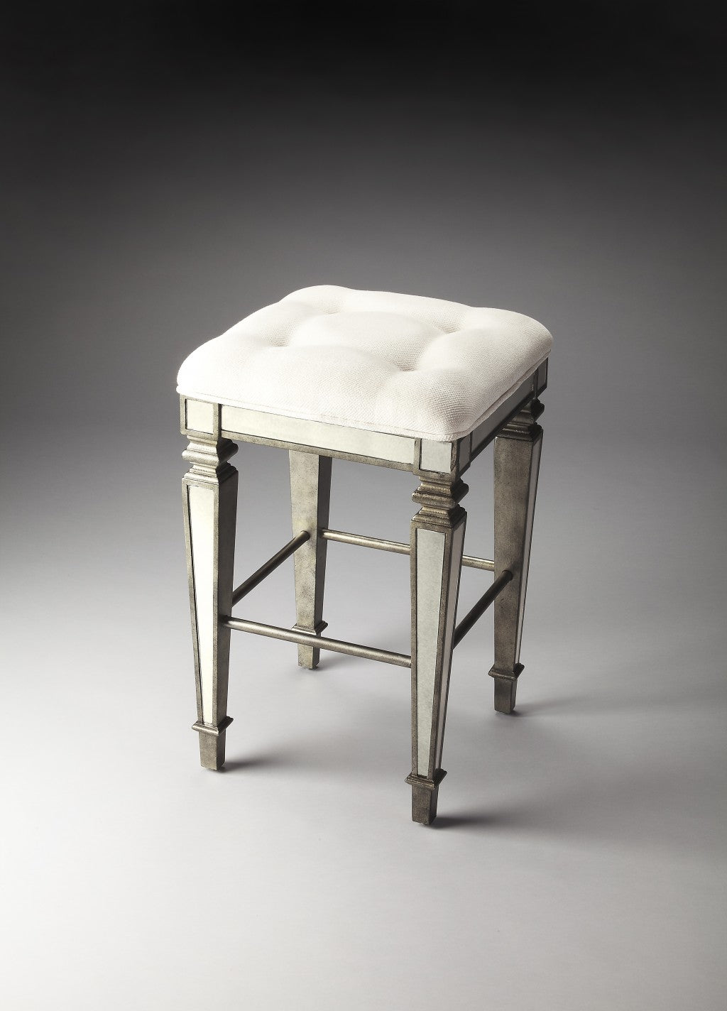 HomeRoots Antique Mirror Bar Stool