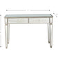 HomeRoots Antiqued Etch Console Table With Antique Silver Finish