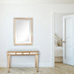 HomeRoots Antiqued Gold Finish Console Table