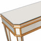 HomeRoots Antiqued Gold Finish Console Table