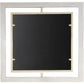 HomeRoots Antiqued Mirror and Console Table in Gold Finish