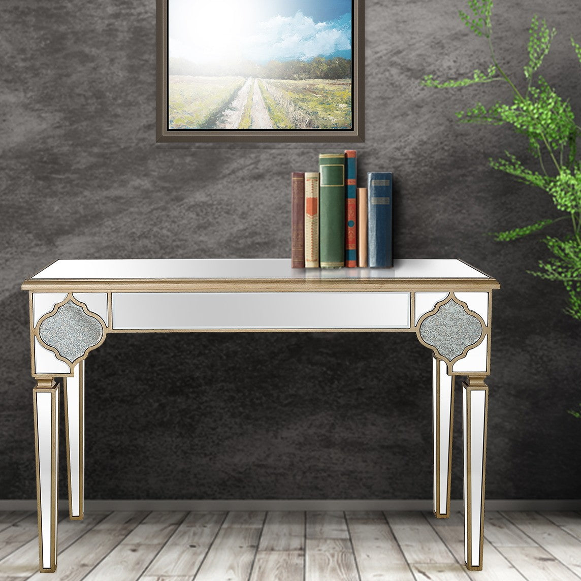 HomeRoots Arabesque Console Table