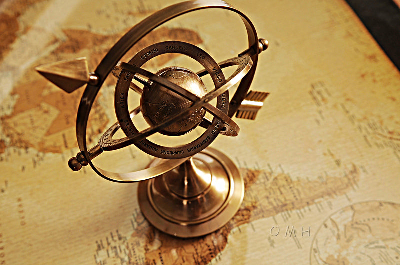 HomeRoots Armillary Brass with Bright Annealed Finish