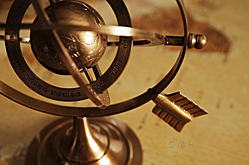 HomeRoots Armillary Brass with Bright Annealed Finish