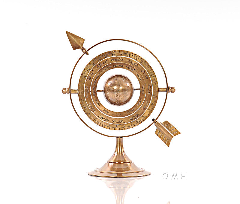 HomeRoots Armillary Brass with Bright Annealed Finish