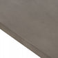 HomeRoots Asymmetric Metal And Concrete End Table in Gray Finish