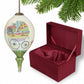 HomeRoots Baby Carriage with Presents Hand Painted Mouth Blown Glass Ornament