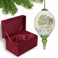 HomeRoots Baby Carriage with Presents Hand Painted Mouth Blown Glass Ornament