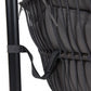 HomeRoots Basket Weave Hanging Chair in Gray Finish