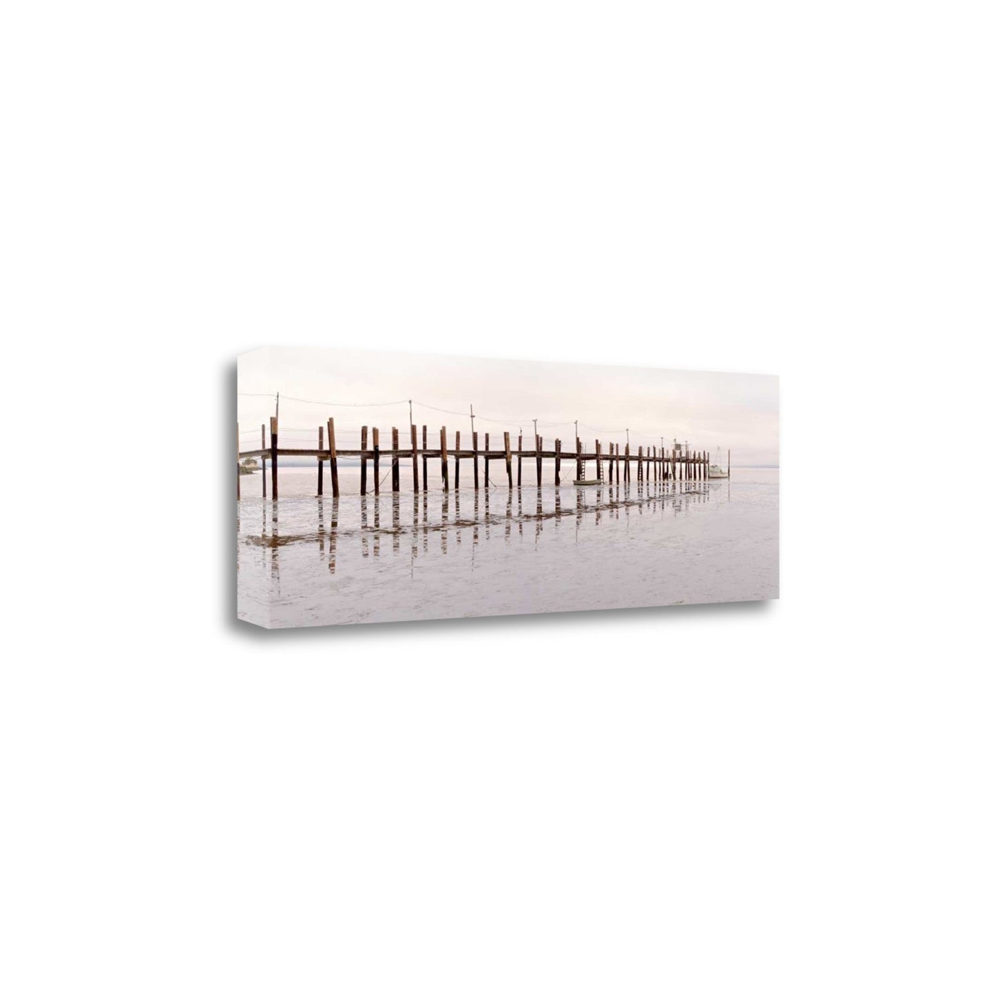 HomeRoots Beach Pier 1 Giclee Wrap Canvas Wall Art