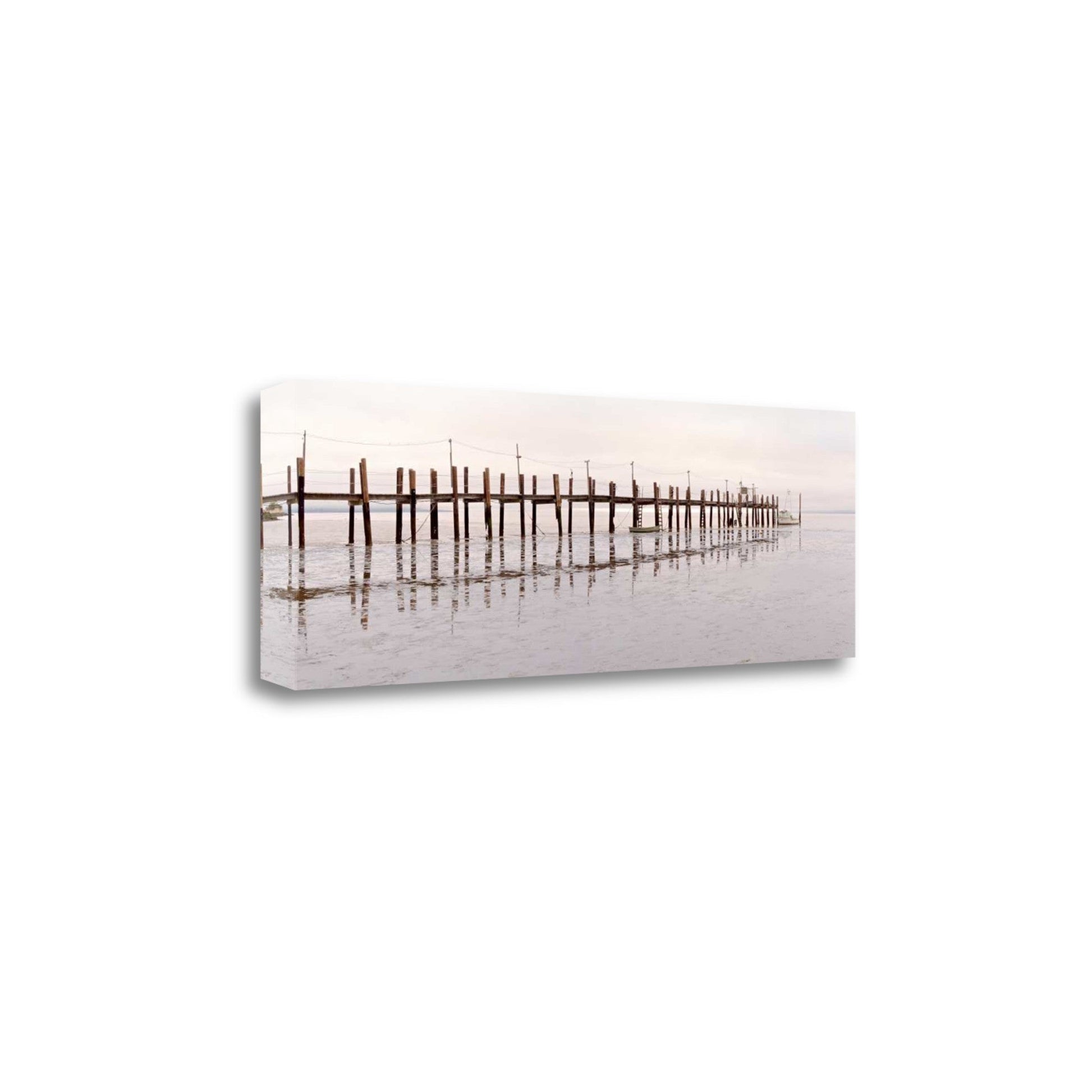 HomeRoots Beach Pier 1 Giclee Wrap Canvas Wall Art