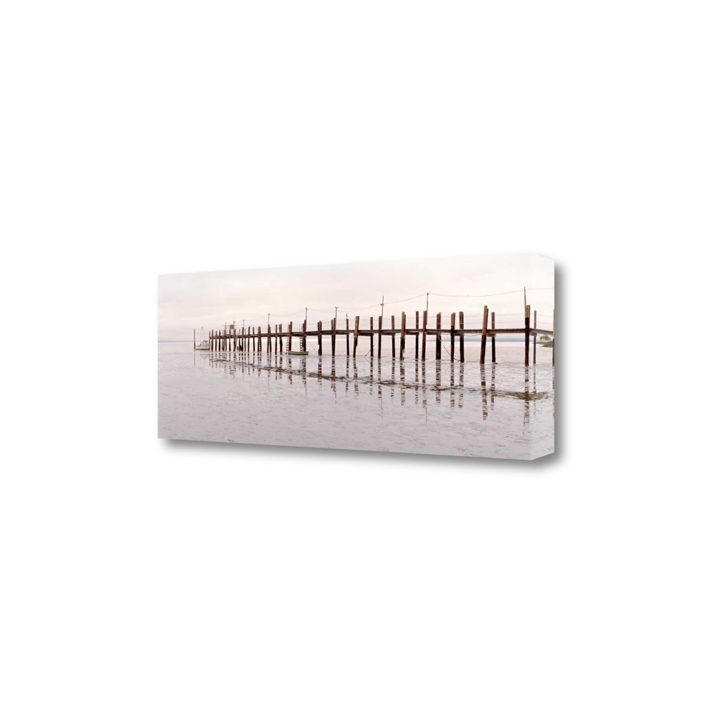HomeRoots Beach Pier 2 Giclee Wrap Canvas Wall Art