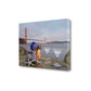HomeRoots Beach Style Brunch For Two Golden Gate Bridge 3 Giclee Wrap Canvas Wall Art