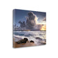 HomeRoots Beach Sunrise View 4 Giclee Wrap Canvas Wall Art