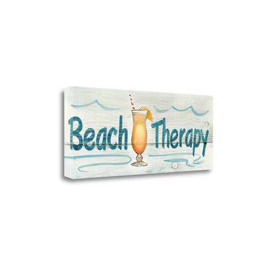 HomeRoots "Beach Therapy - In Color" By Avery Tillmon, Giclee Print on Gallery Wrap Canvas