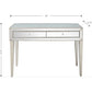 HomeRoots Beaded Console Table in Silver Finish
