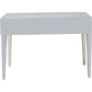 HomeRoots Beaded Console Table in Silver Finish