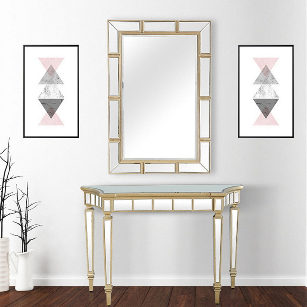 HomeRoots Beauty and the Beast Console Table With Antique Silver Finish