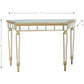 HomeRoots Beauty and the Beast Console Table With Antique Silver Finish