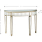 HomeRoots Beauty and the Beast Console Table With Antique Silver Finish