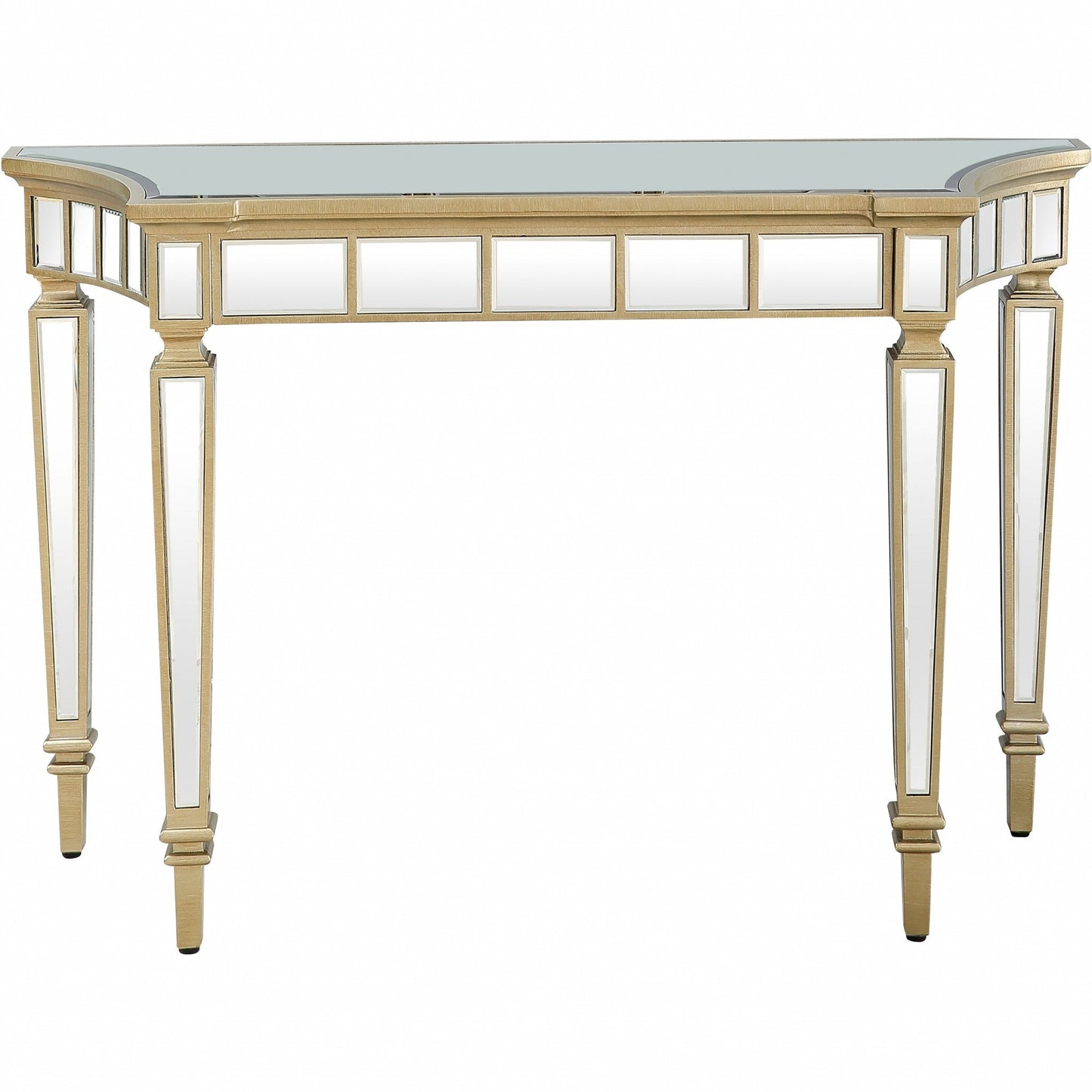HomeRoots Beauty and the Beast Console Table With Antique Silver Finish