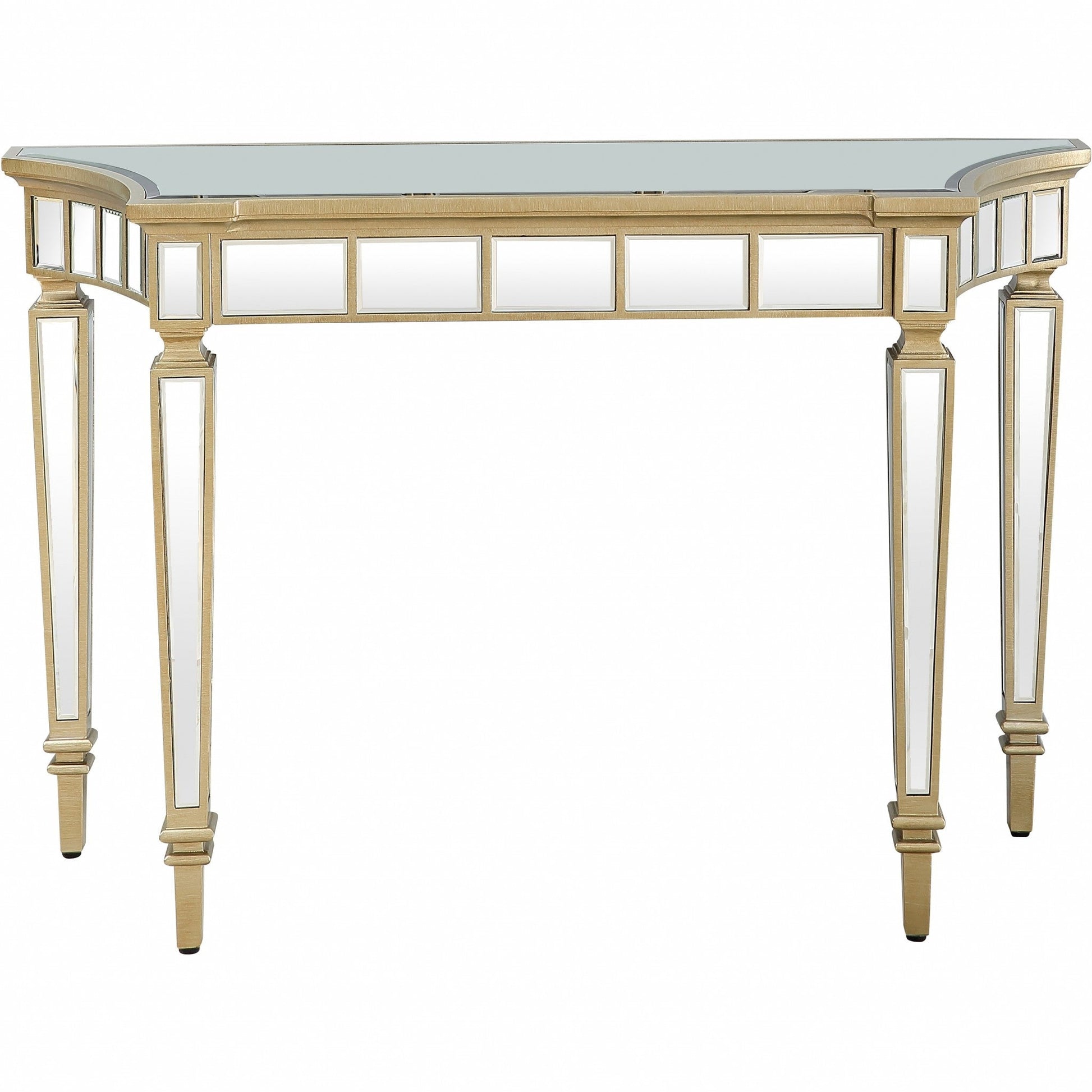 HomeRoots Beauty and the Beast Console Table With Antique Silver Finish