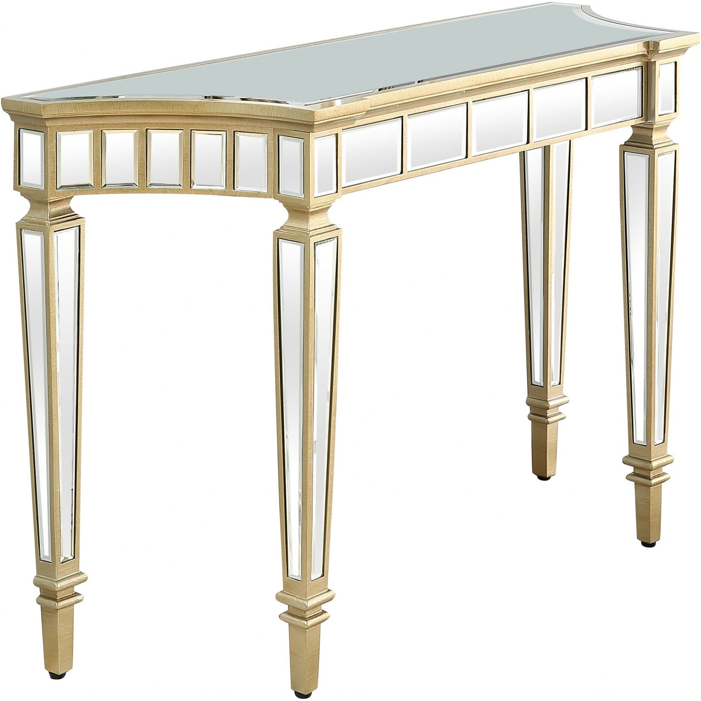 HomeRoots Beauty and the Beast Console Table With Antique Silver Finish