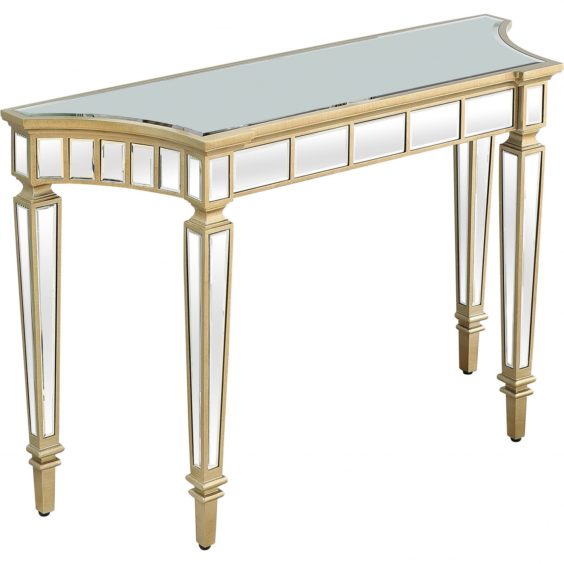 HomeRoots Beauty and the Beast Console Table With Antique Silver Finish