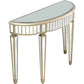 HomeRoots Beauty and the Beast Console Table With Antique Silver Finish
