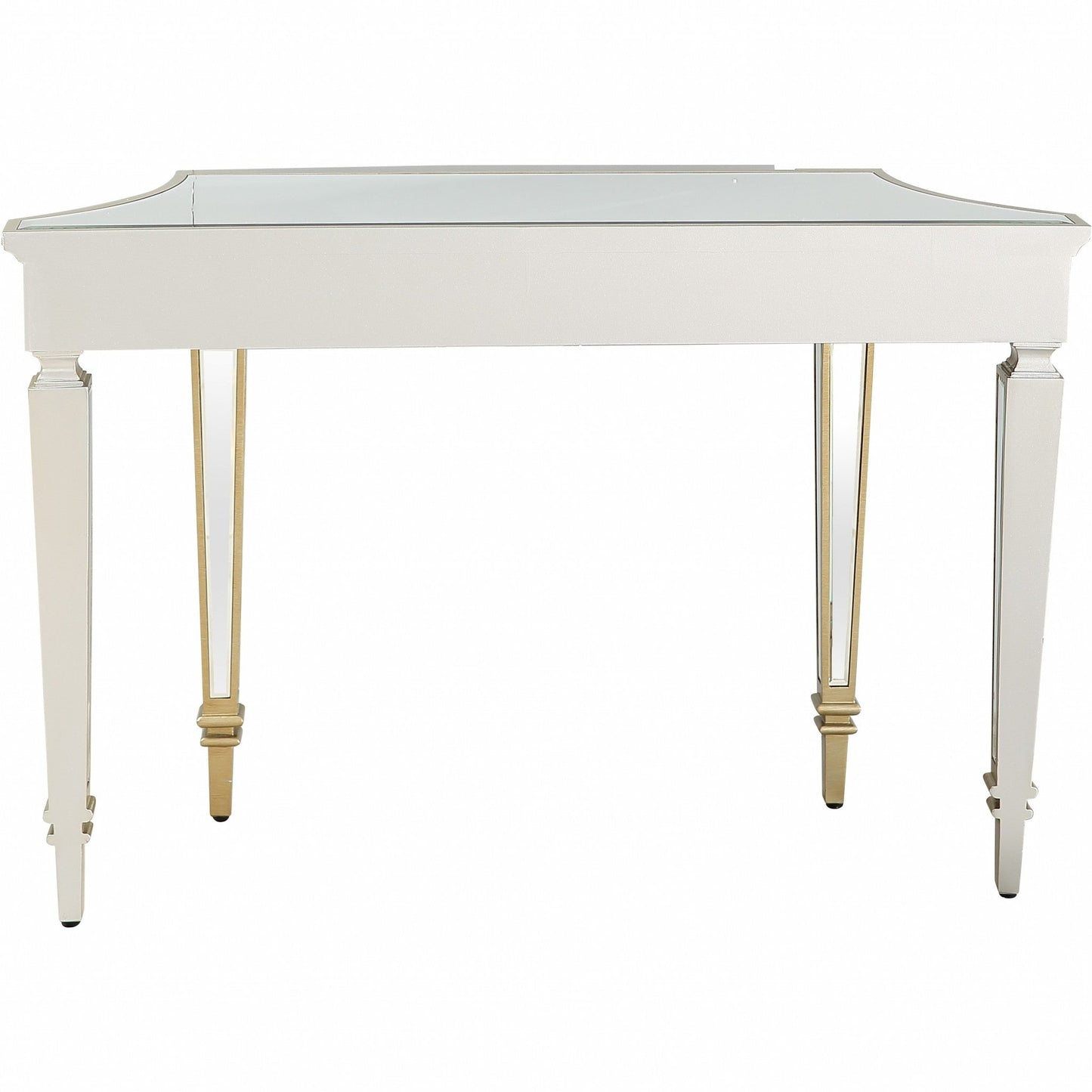 HomeRoots Beauty and the Beast Console Table With Antique Silver Finish