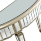 HomeRoots Beauty and the Beast Console Table With Antique Silver Finish