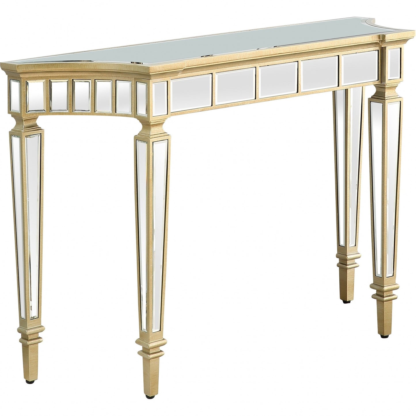 HomeRoots Beauty and the Beast Console Table With Antique Silver Finish