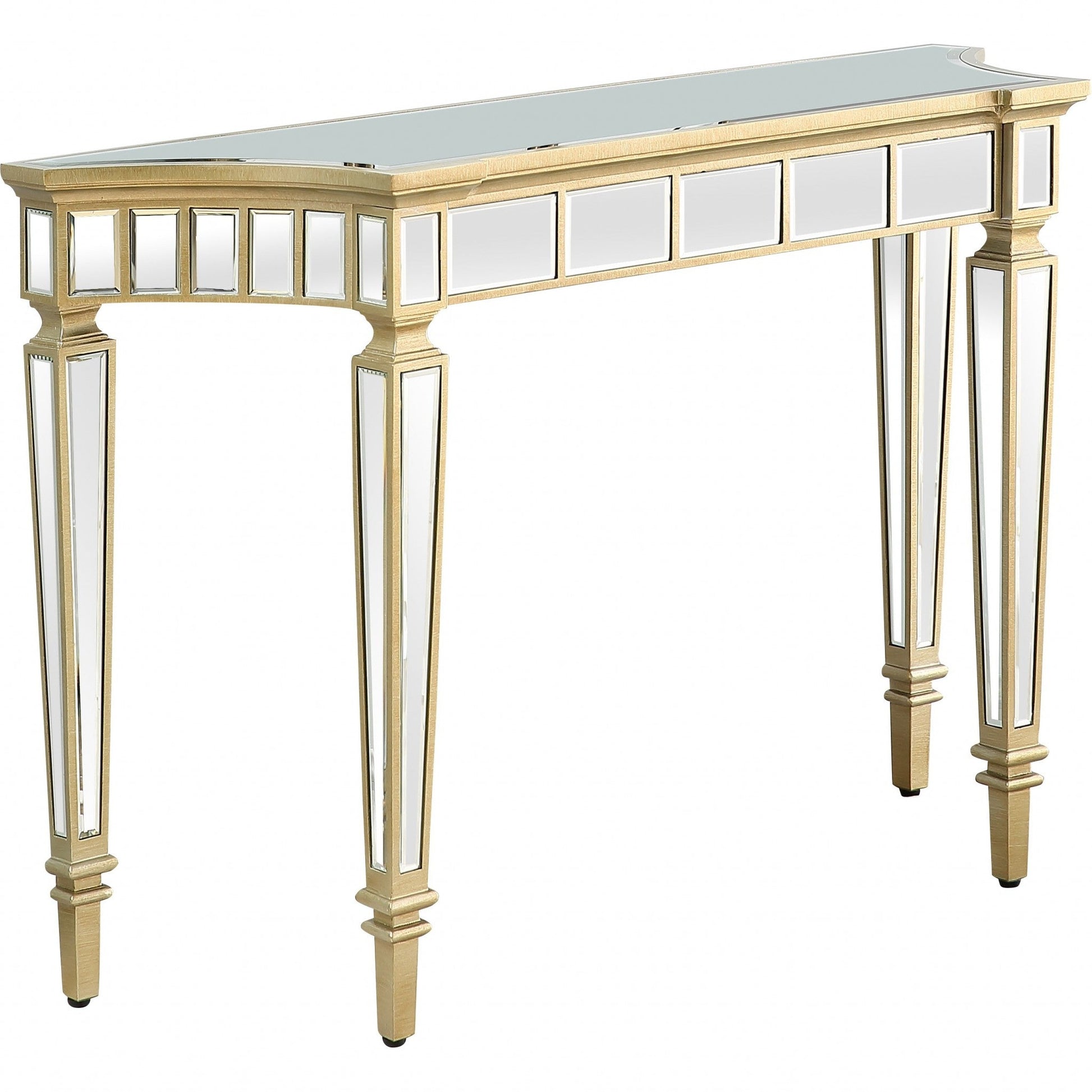 HomeRoots Beauty and the Beast Console Table With Antique Silver Finish