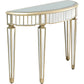 HomeRoots Beauty and the Beast Console Table With Antique Silver Finish