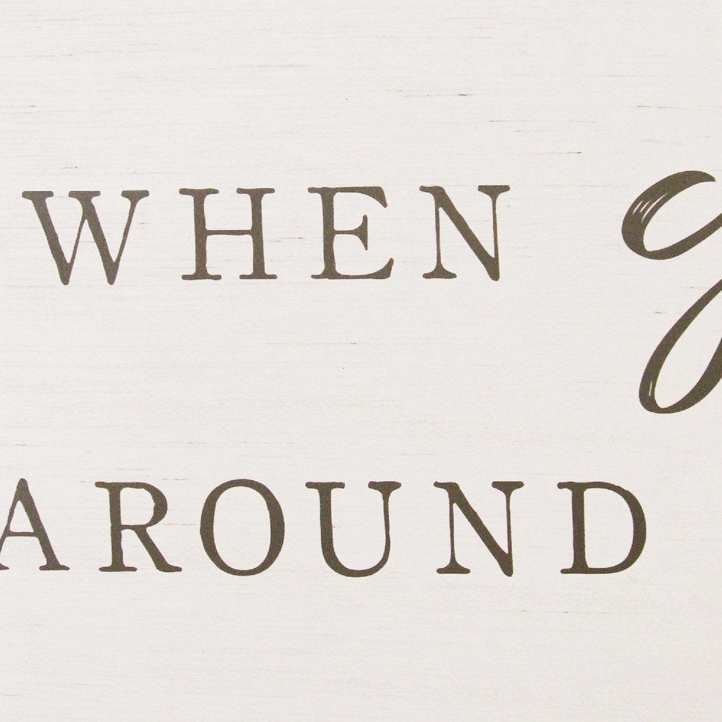 HomeRoots Best Memories Gathered Around The Table Oversized Wall Art