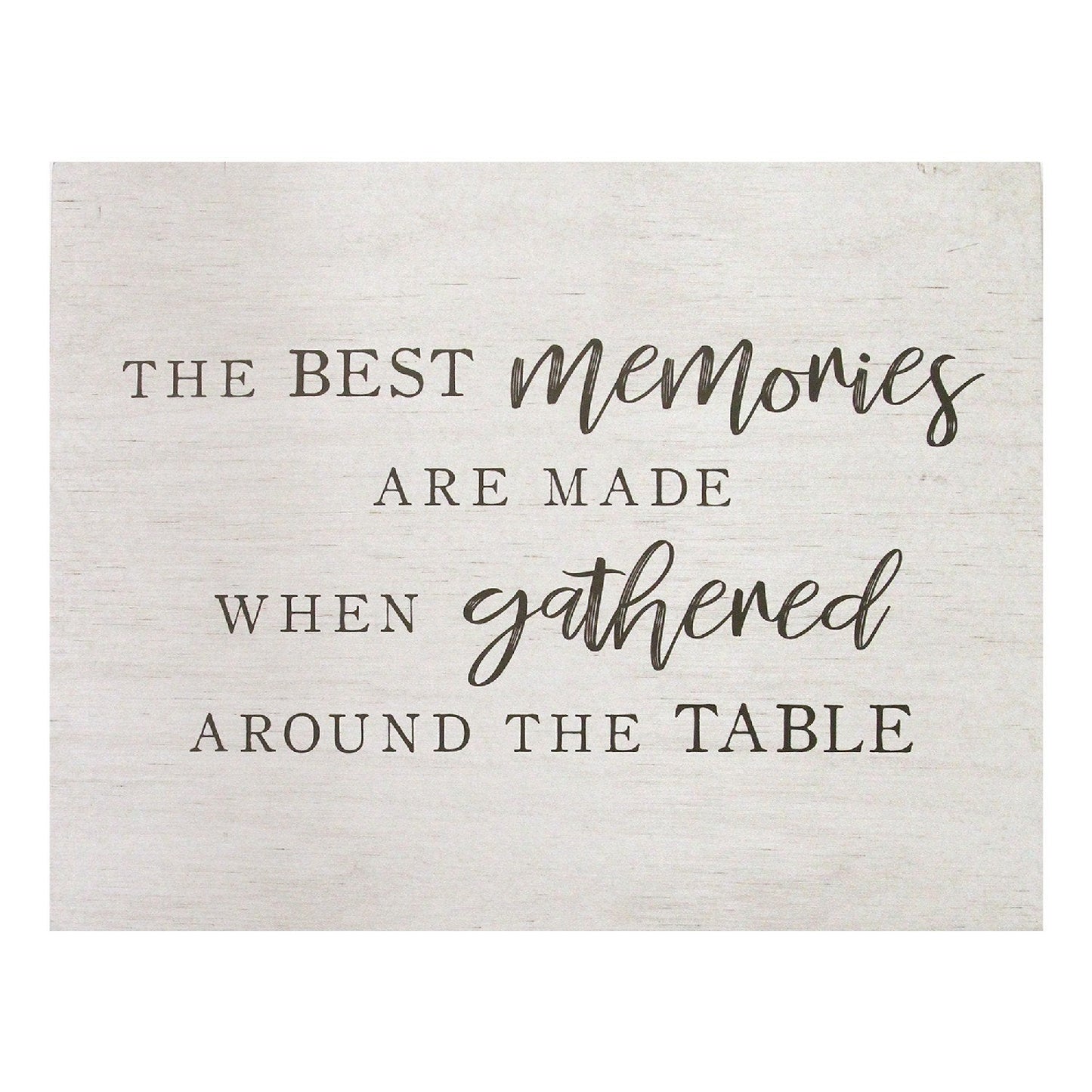 HomeRoots Best Memories Gathered Around The Table Oversized Wall Art