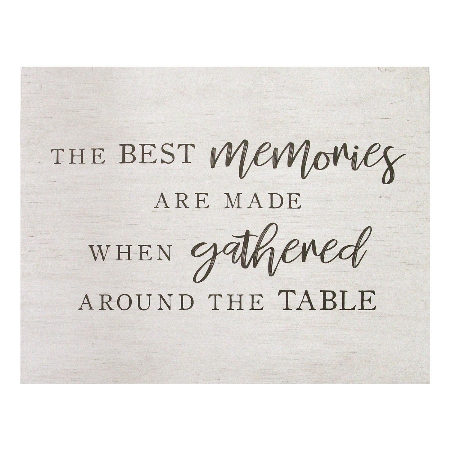 HomeRoots Best Memories Gathered Around The Table Oversized Wall Art