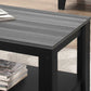 HomeRoots Black And Grey Top Table in Set of Three