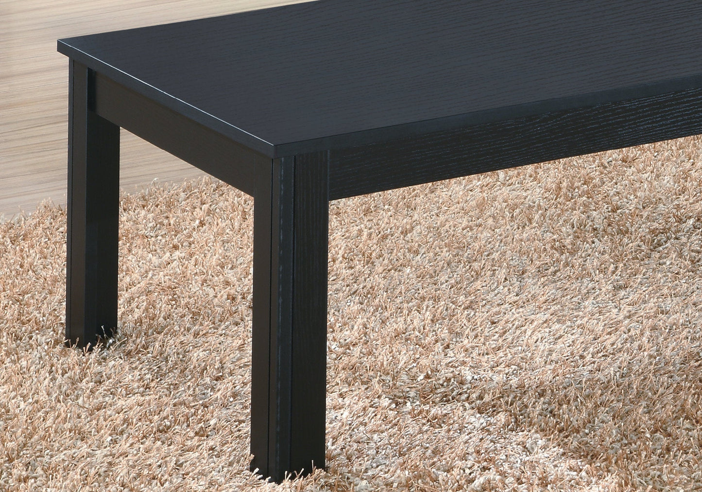 HomeRoots Black Contemporary Table in Set of 3