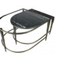 HomeRoots Black Marble Top and Glass Coffee Tables in Set of 2