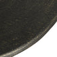 HomeRoots Black Solid Wood Round Pedestal Dining Table