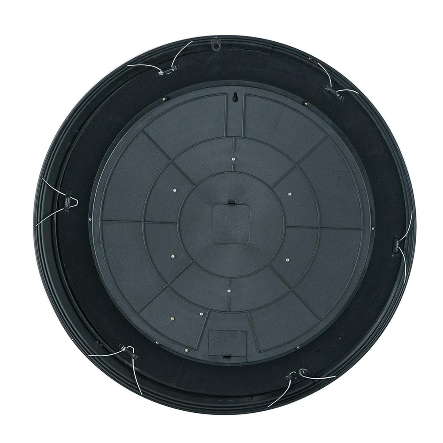 HomeRoots Black and Copper Exposed Gears Round Wall Clock
