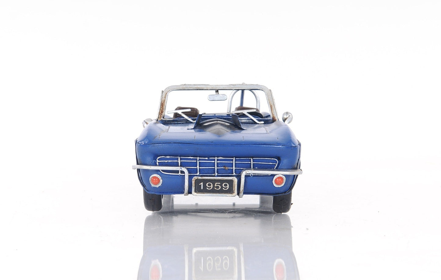 HomeRoots Blue Corvette Stingray Sculpture