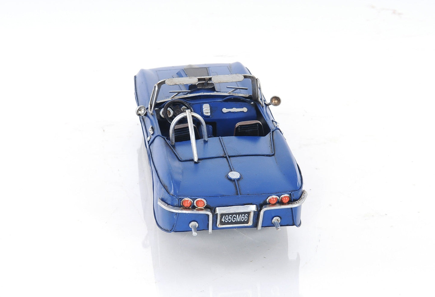 HomeRoots Blue Corvette Stingray Sculpture
