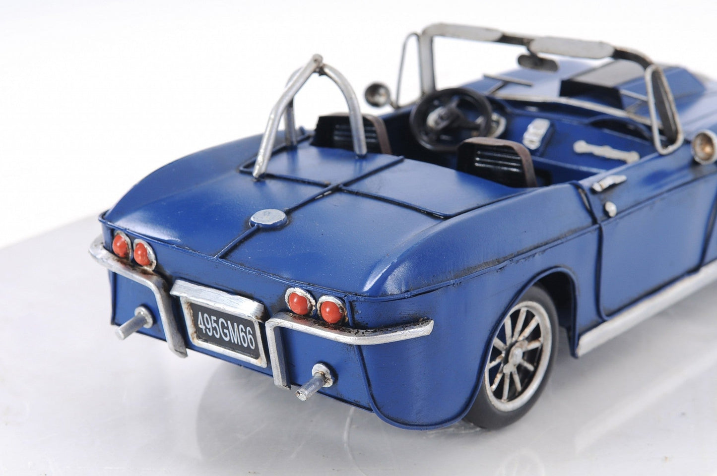 HomeRoots Blue Corvette Stingray Sculpture