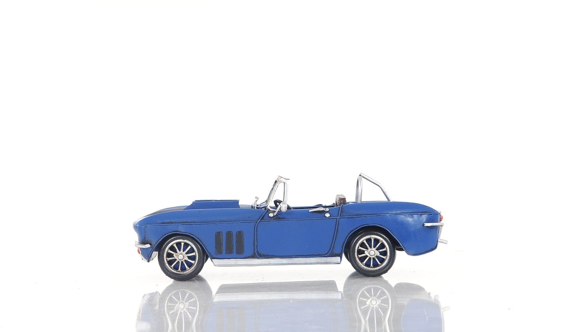 HomeRoots Blue Corvette Stingray Sculpture
