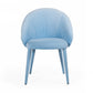 HomeRoots Blue Fabric Wrapped Dining Chair